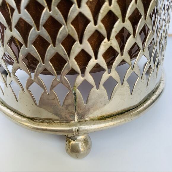 Antique Guernsey Cooking Ware Crock Pot with Footed Stand - Picture 7 of 16